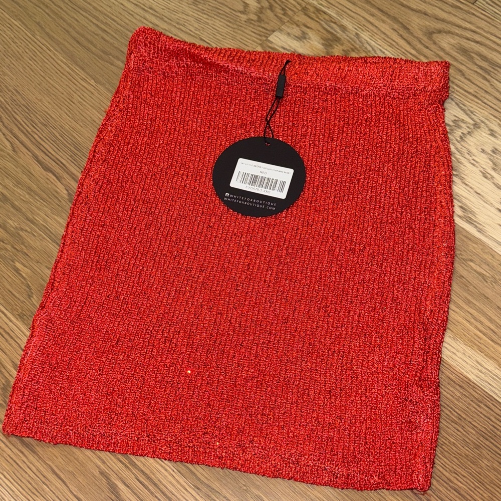 White Fox Boutique My Little Secret Mini Skirt NWT